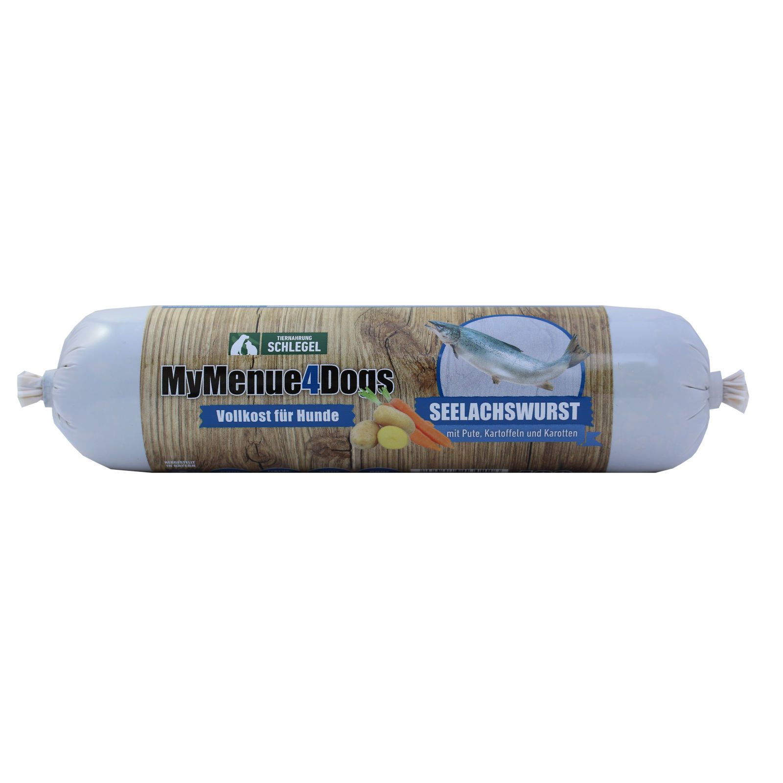 MyMenue4Dogs Hundefutter Seelachswurst