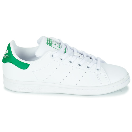 adidas Originals - STAN SMITH J ECO-RESPONSABLE - Blanc / Vert