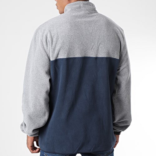 Sweat Polaire F1WAB5-ELF2 Bleu Marine Gris Chiné