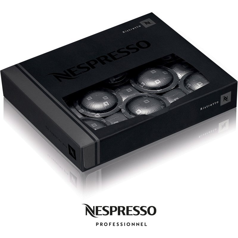 Capsule de café Nespresso Professionnel Ristretto - Boîte de 50
