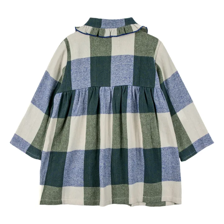 Bobo Choses Robe Flannelle Carreaux | Vert