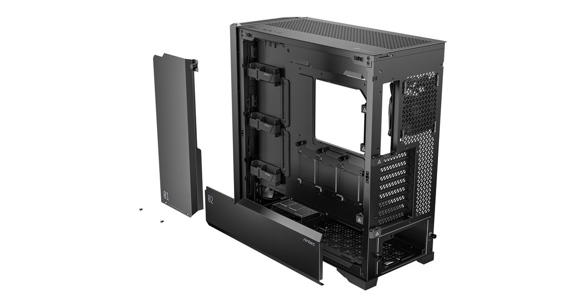 AntecPerformance 1 FT big tower behuizing  (Zwart | 2x USB-A | 1x USB-C | Tempered Glass)