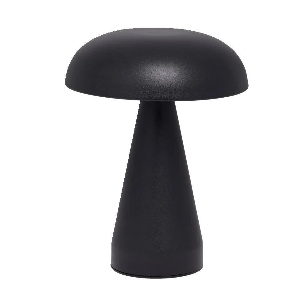 Lampe Suzie tactile métal et plastique noir 3 teintes Ø15,5x20,5cm
