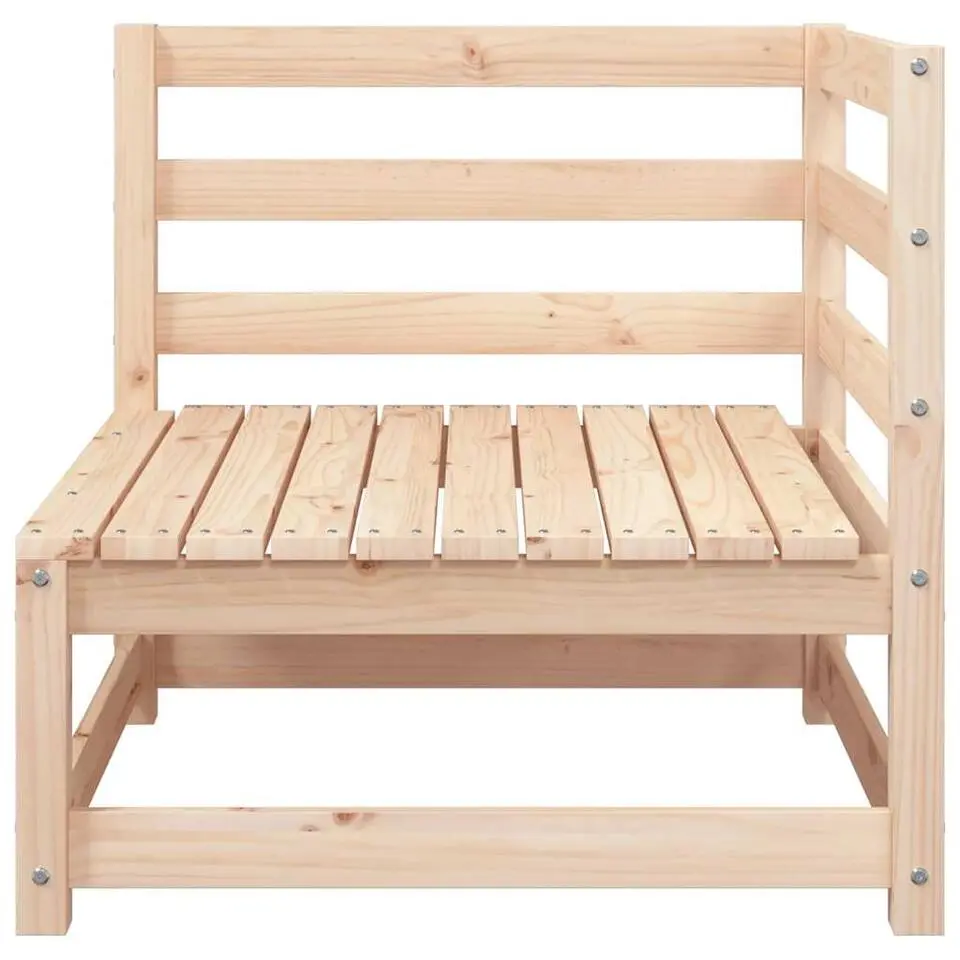 vidaXL - Loungeset - Grijs - Grenenhout