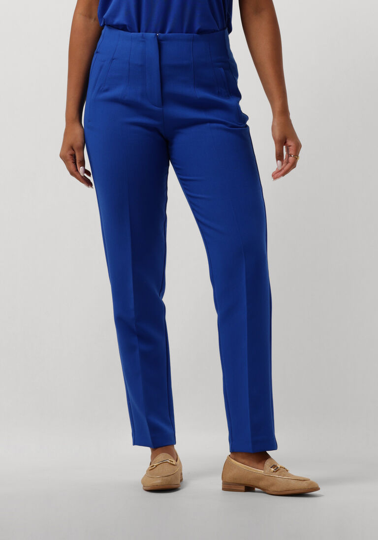 JANSEN AMSTERDAM blauwe jansen amsterdam pantalon wq440 woven high waisted ankle pants