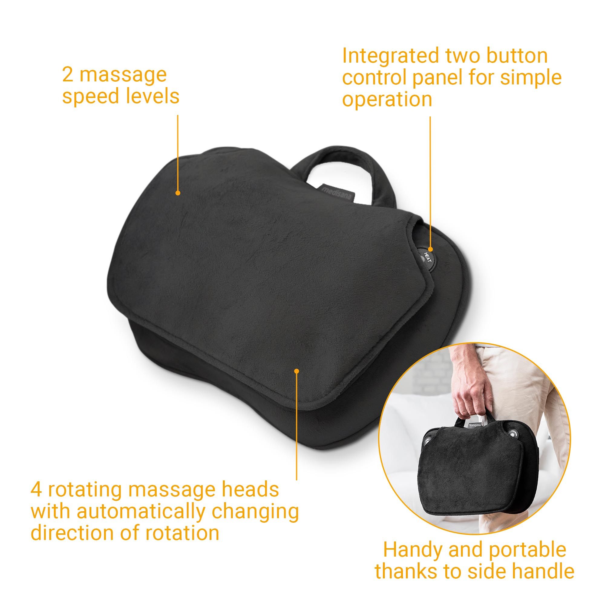 medisana MC 850 Shiatsu-Massagekissen