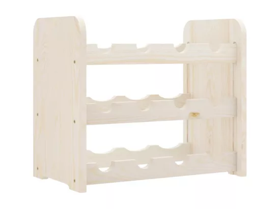 Casier à vin 43x25x37 bois de pin massif