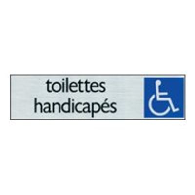 Pickup - Plaque de signalisation - 165 x 44 mm - WC (handicapés)