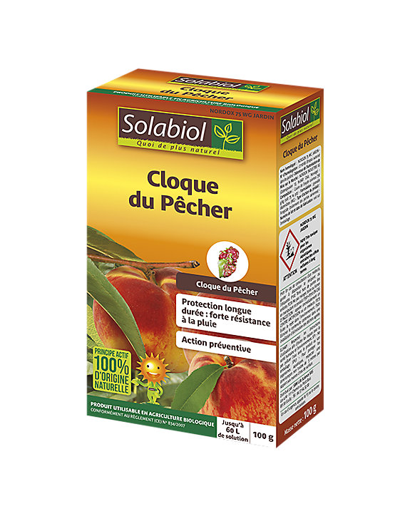 Cloque du pêcher Solabiol 100g