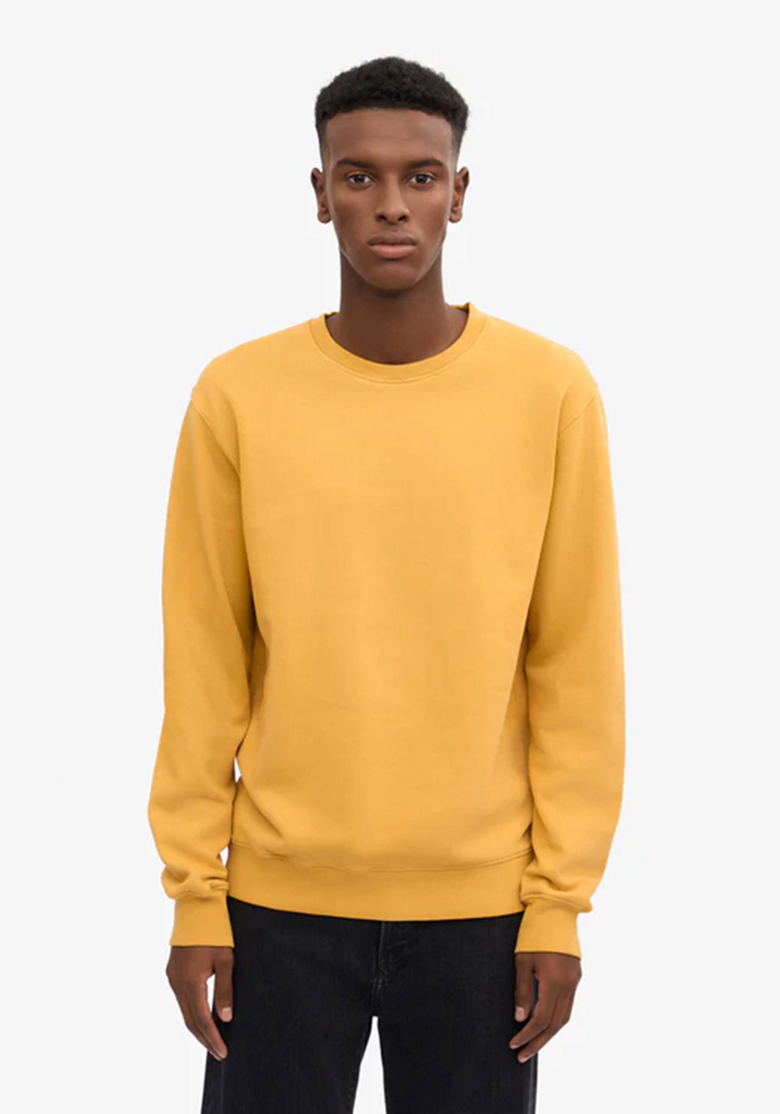Colorful Standard Herren-Sweatshirt Burned Yellow