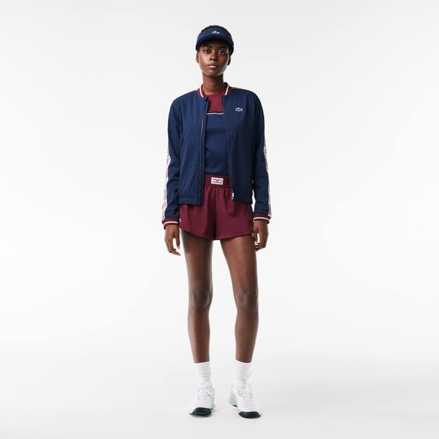 Short Tennis avec shorty intégré en tissu recyclé Shorts - Rouge - Lacoste - Femme