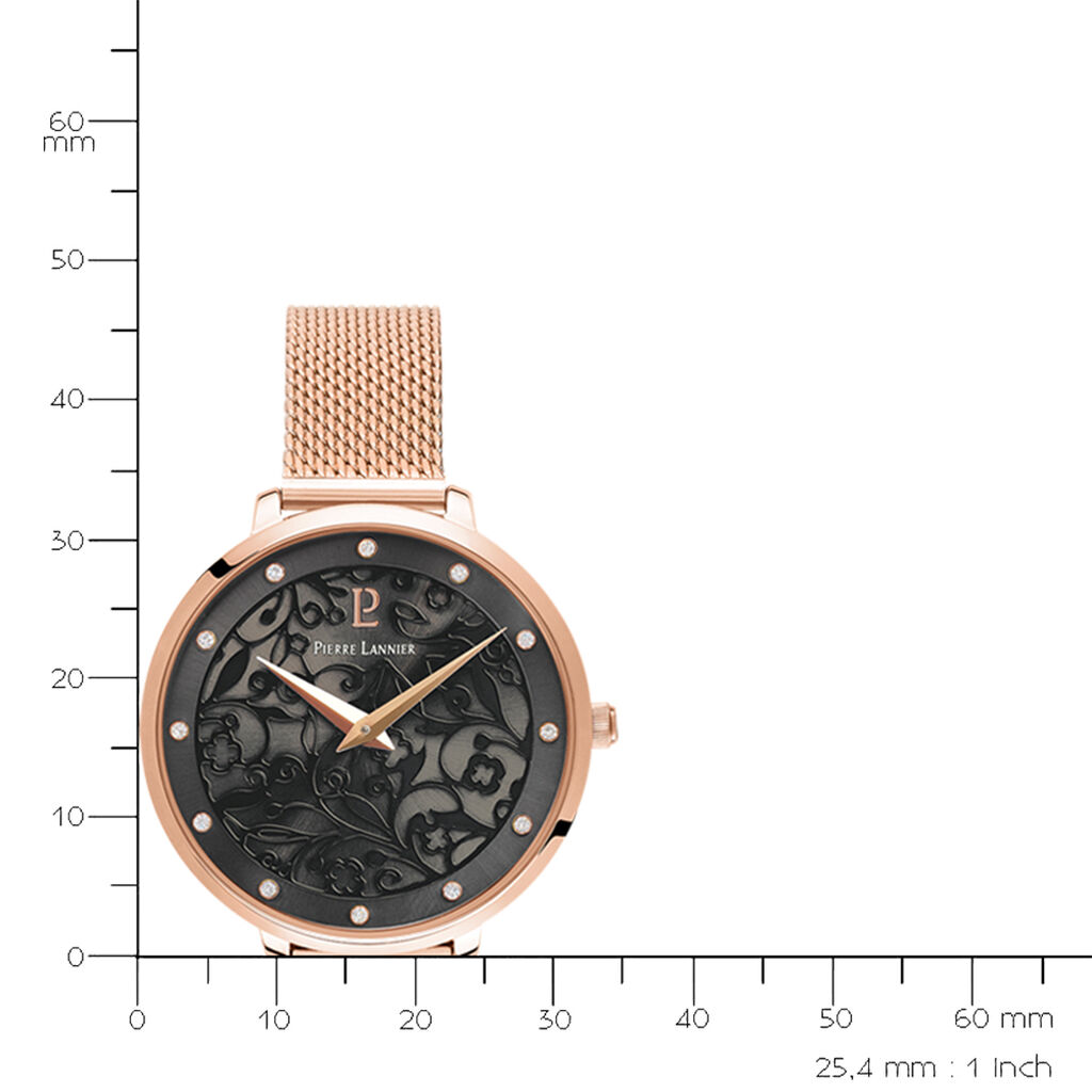 Montre Pierre Lannier Elegance Eolia Noir