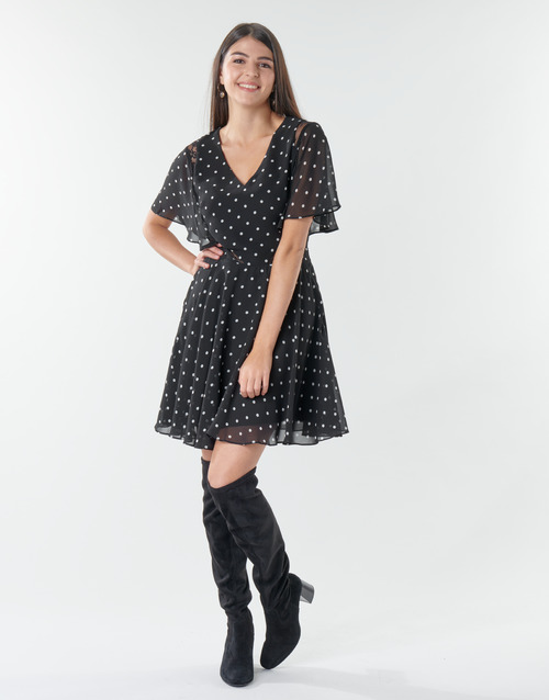 Guess - ELLA DRESS - Noir / Blanc
