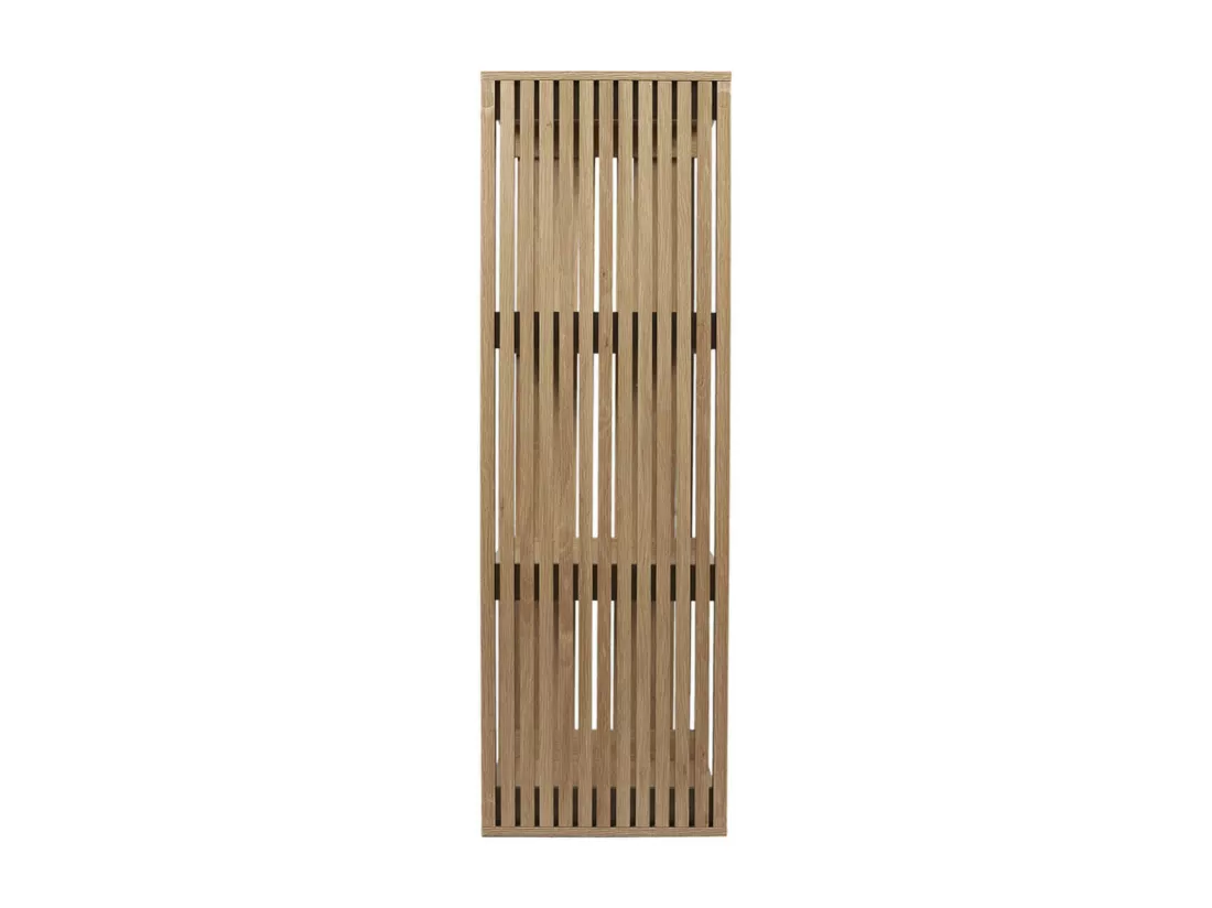 PAJAN - Rangement 3 Cases Effet Bois avec Tasseaux