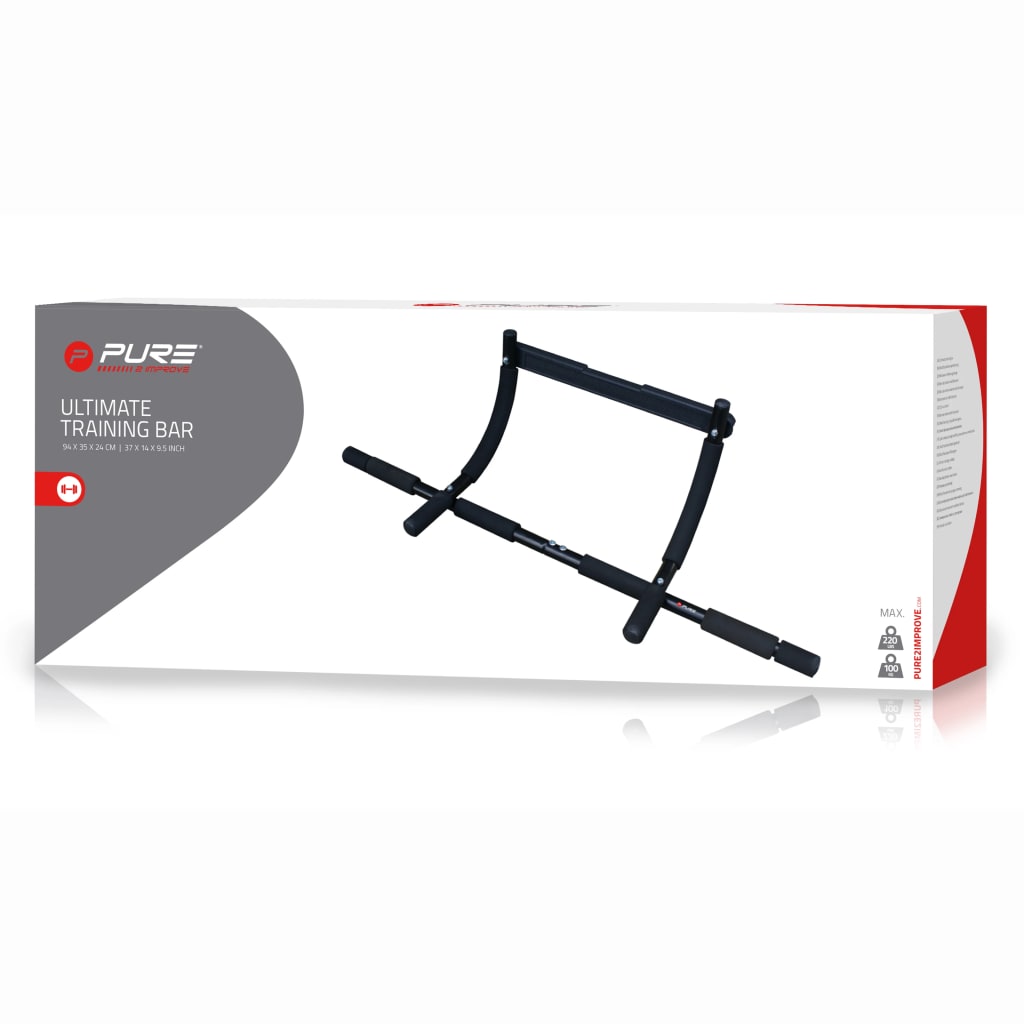 Pure2improve Black Gym Bar