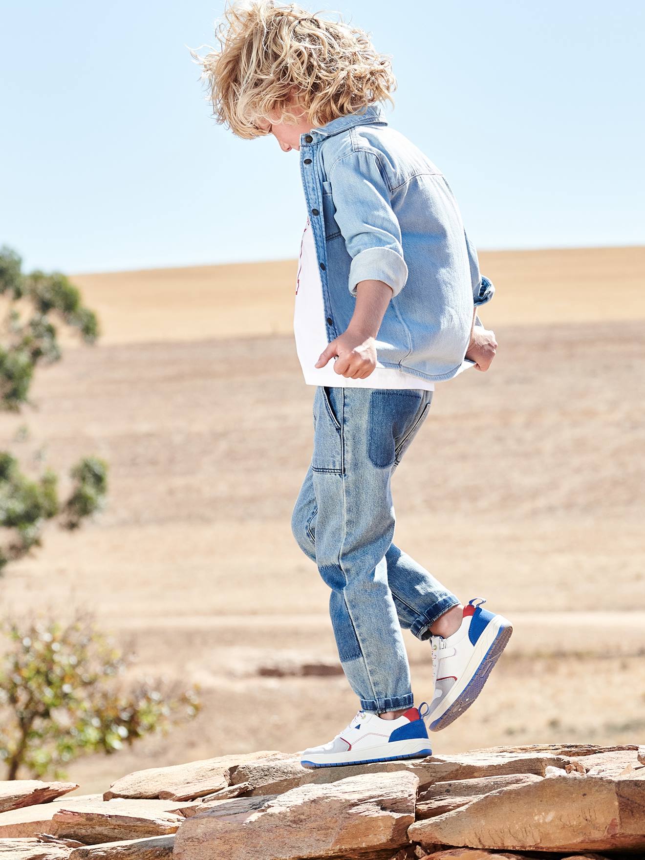 Calça jeans reta 