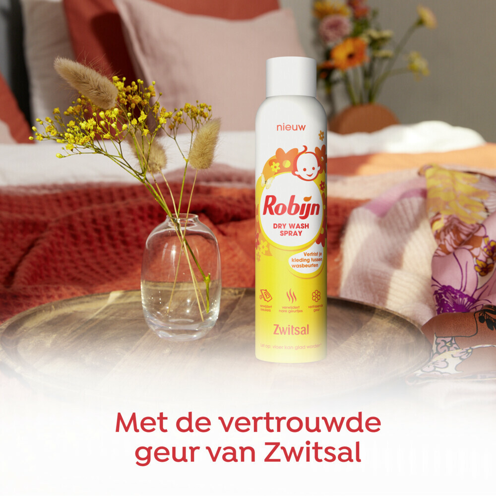 6x Robijn Dry Wash Spray Zwitsal200 ml