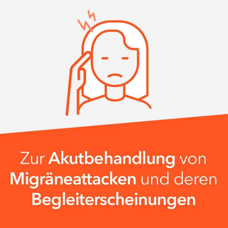 Sumatriptan-ratiopharm bei Migräne 50 mg Filmtabletten , 2 St