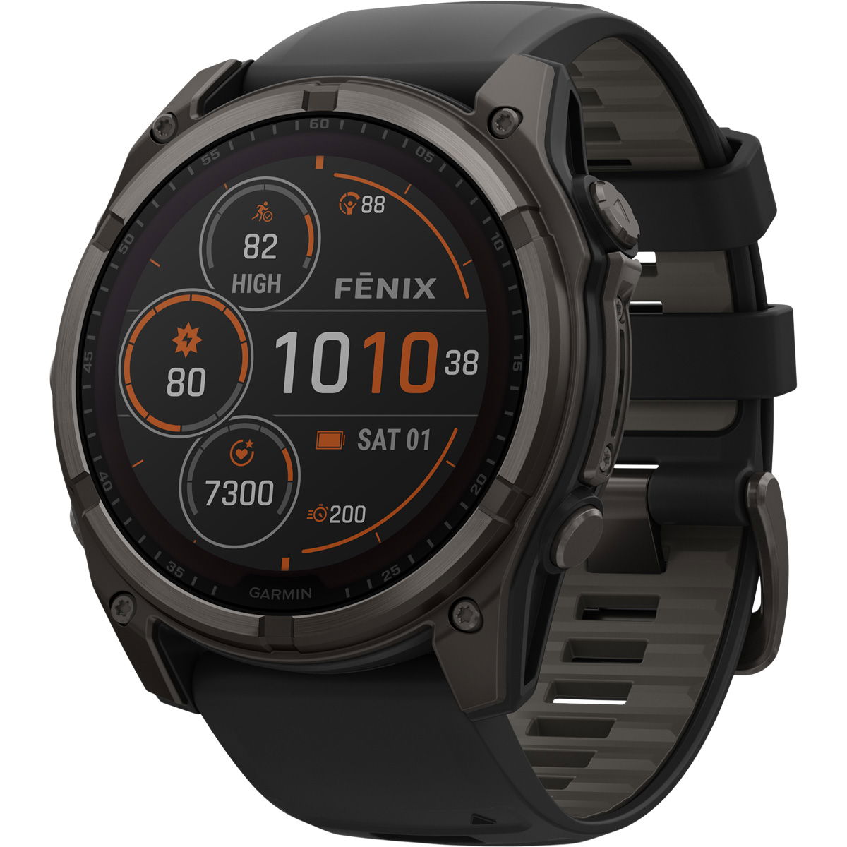 Garmin Fenix 8 - 51 mm Sapphire Solar GPS Pulsur