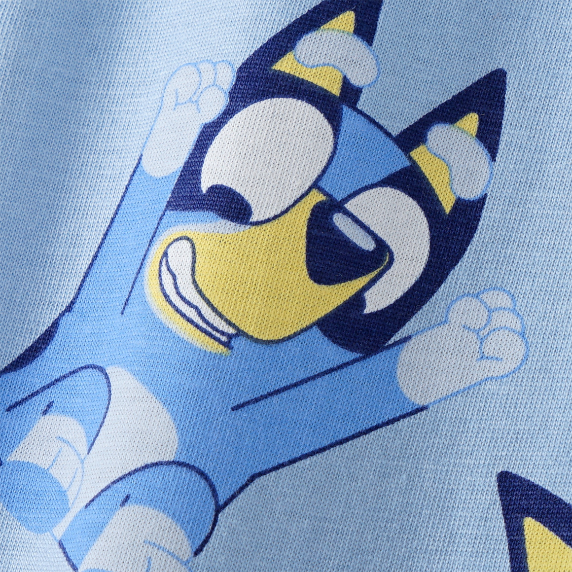 Topolino Bluey Schlafanzug mit Allover-Print hellblau