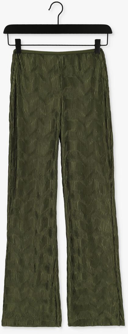 ANOTHER LABEL groene another label pantalon garcelle pleated pants