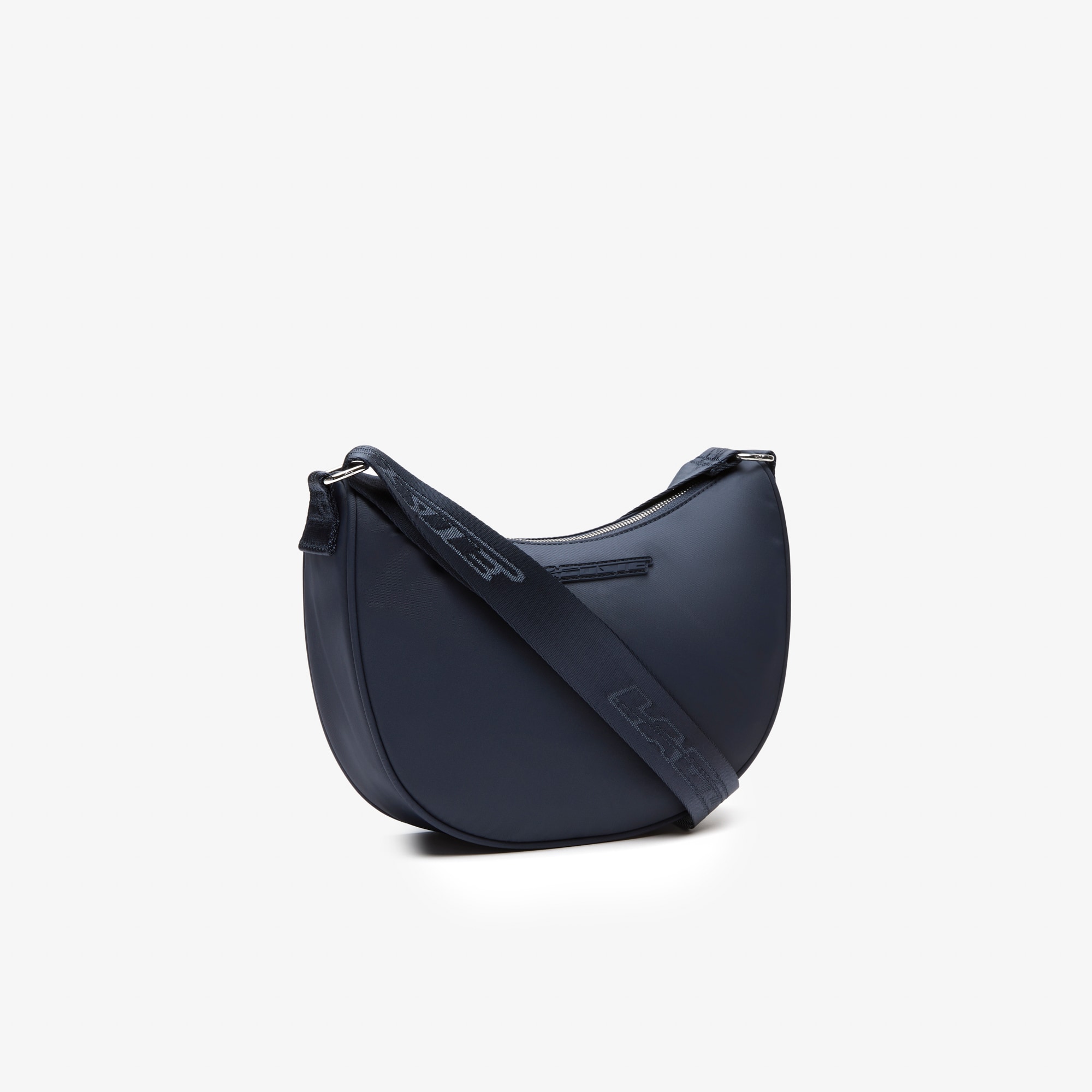 Sac demi-lune femme Lacoste avec marquage contrasté Sacs à bandoulière - Bleu - Lacoste - Femme