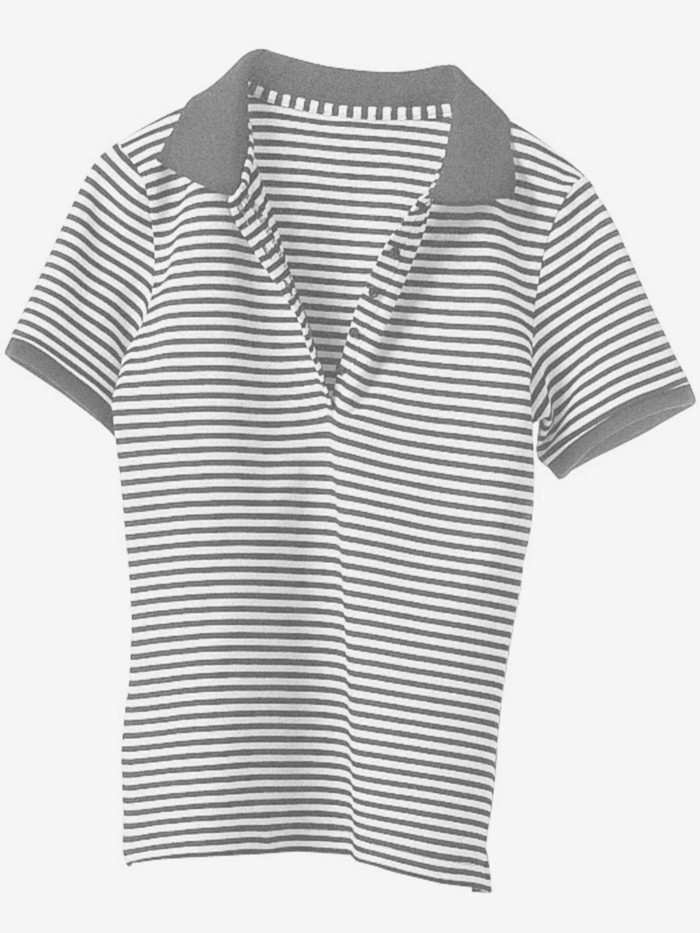 Style polo classique au motif rayé original
