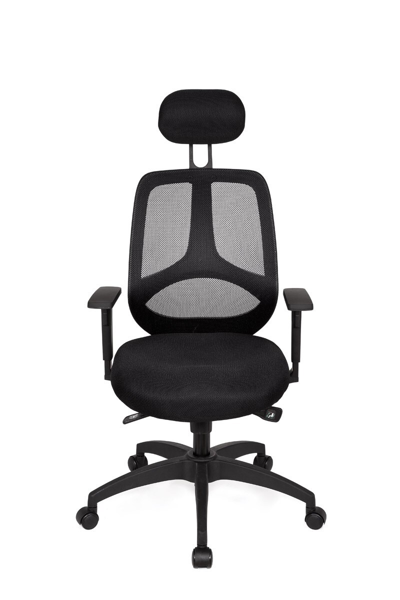 KADIMA DESIGN Ergonomischer Bürostuhl: Synchronmechanik, hochwertige Polsterung, höhenverstellbare Armlehnen, 120 kg Belastbarkeit.
