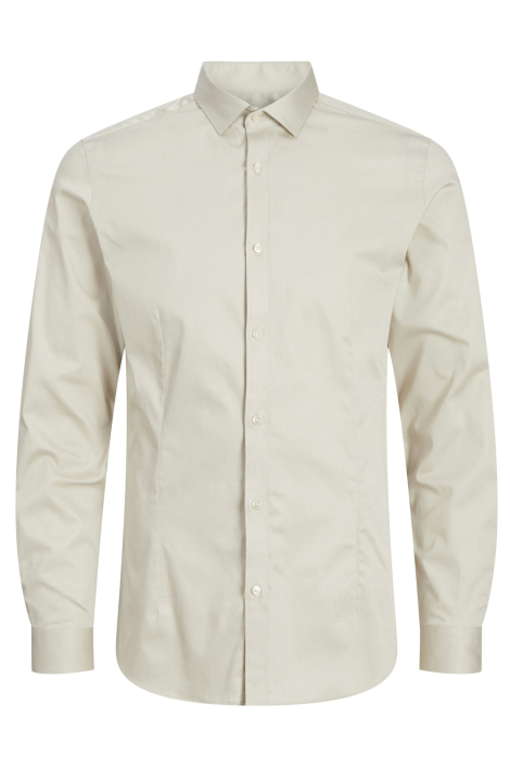 Jack & Jones beige heren overhemd