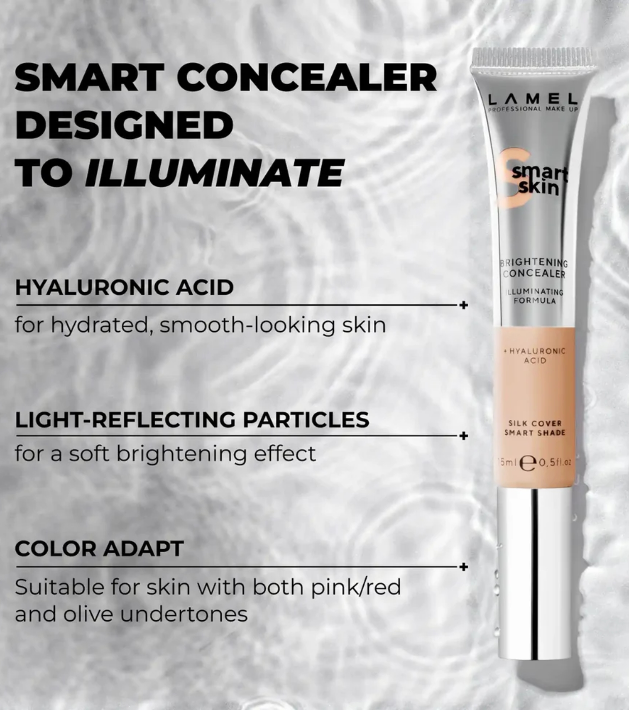 Lamel - Corretivo Líquido Smart Skin - 402: Natural Beige