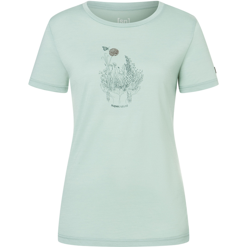 Super.Natural Damen Flowerhands T-Shirt