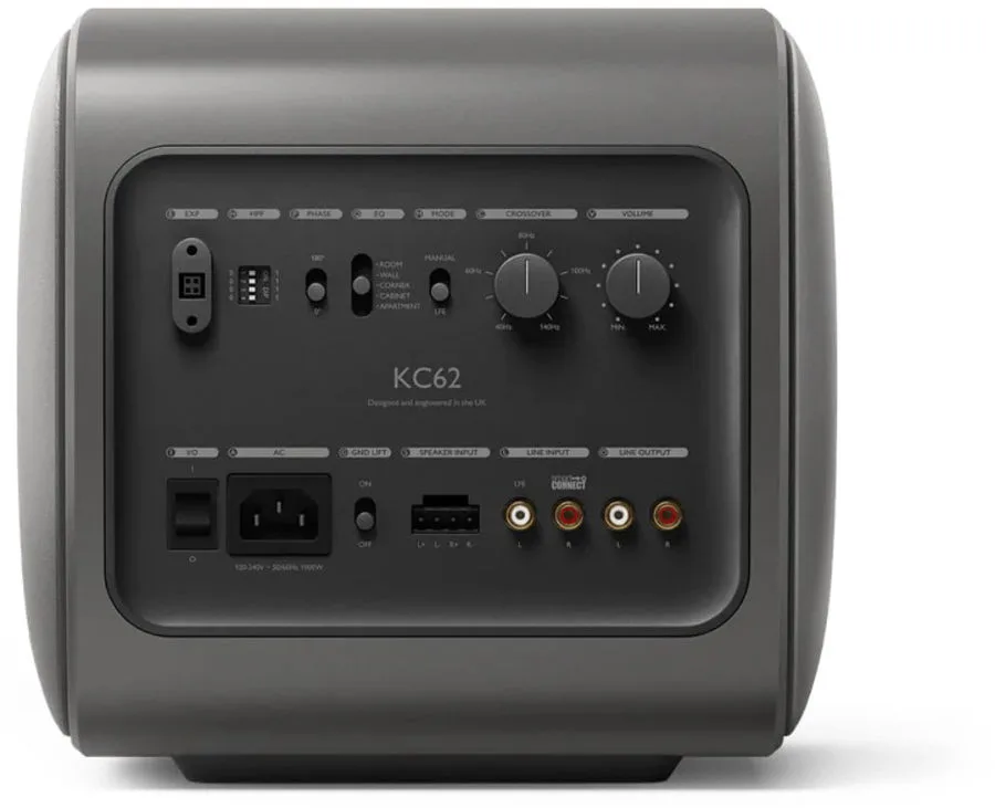 KEF KC 62 Gris Satiné Caissons de basses
