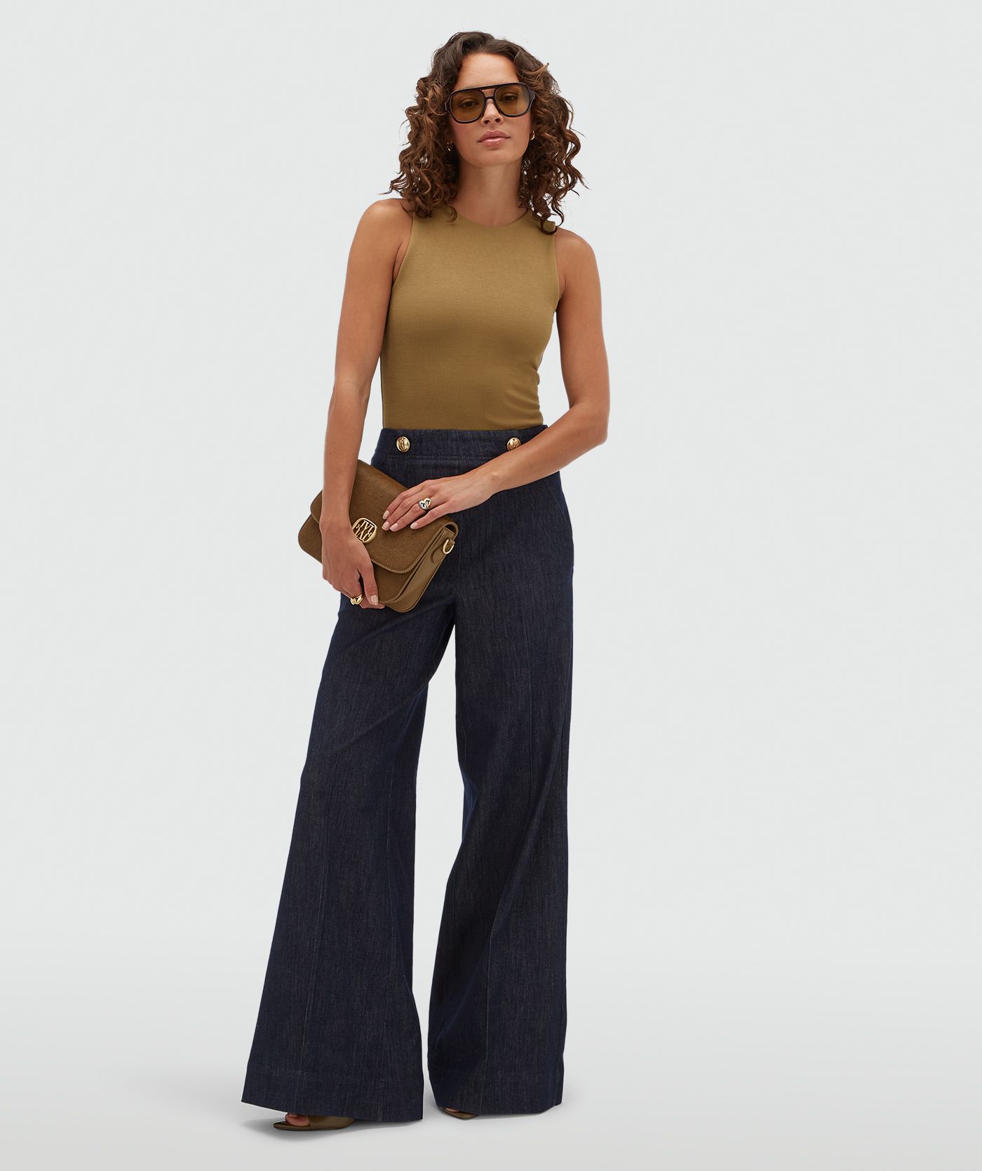 JV-LOTTA slim fit body  - khaki