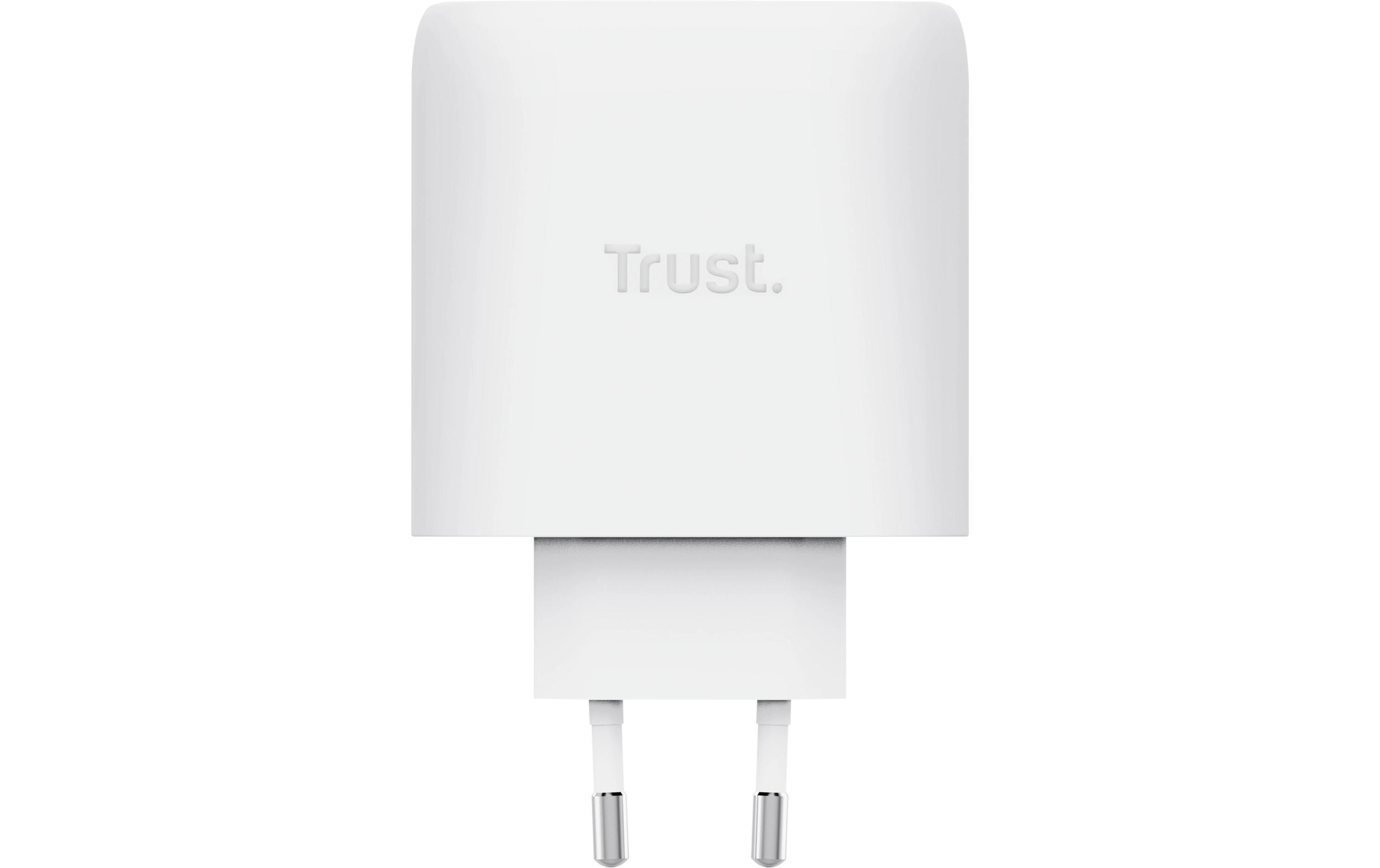 Maxo USB-C-GaN 65 W mit 2 Anschlüssen Weiss65 W USB‑C-GaN-Ladegerät mit 2 Ausgängen