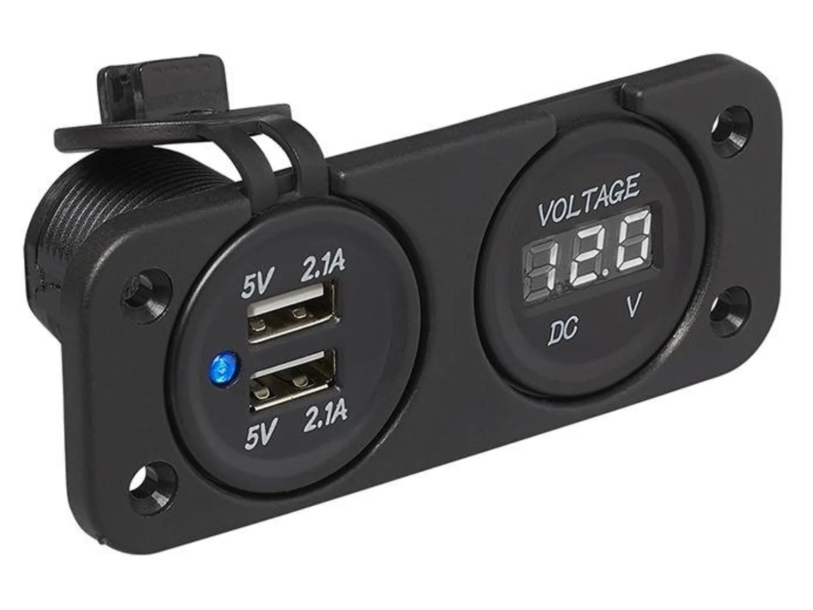 ProPlus 2x USB-A 6-30V voltmeter
