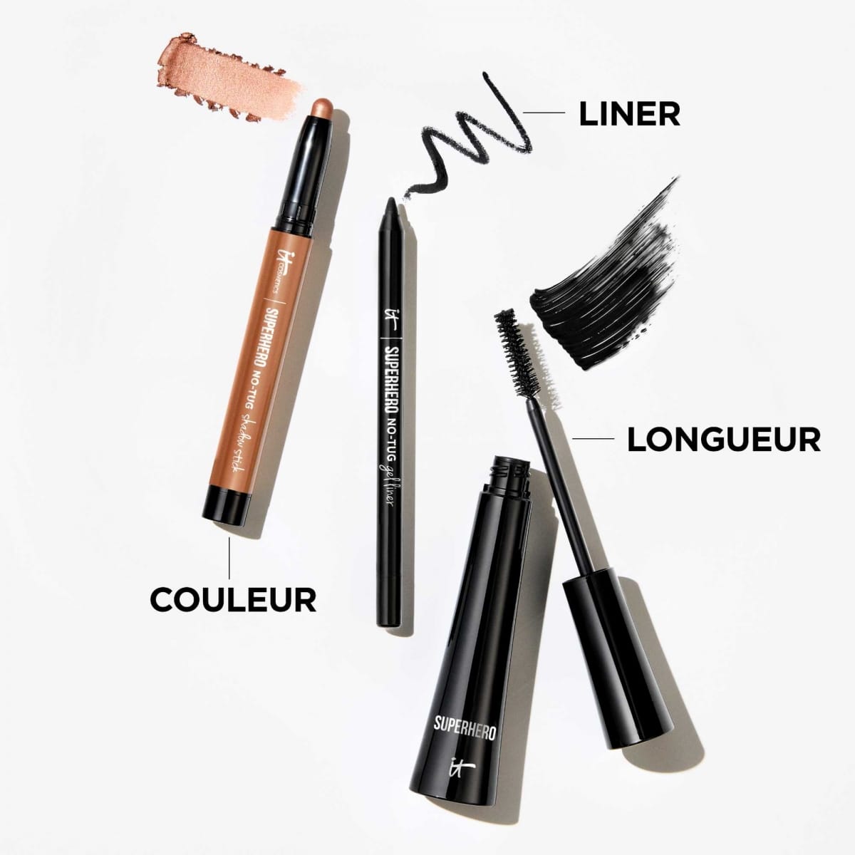 It Cosmetics Superhero™ Mascara Mascara Volumisant Super Extensible - Taille Voyage