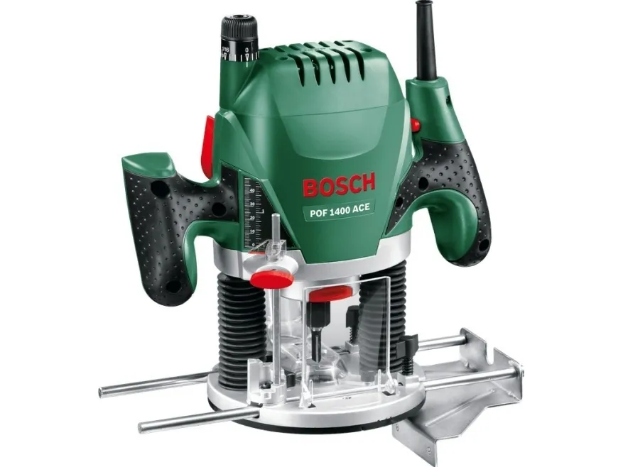Bosch Overfræser POF 1400 ACE,1400W, Grøn