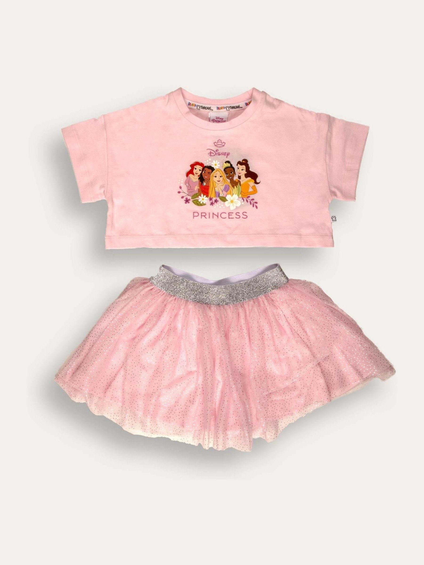 Brand Threads Disney Princess Top en Tutu Set