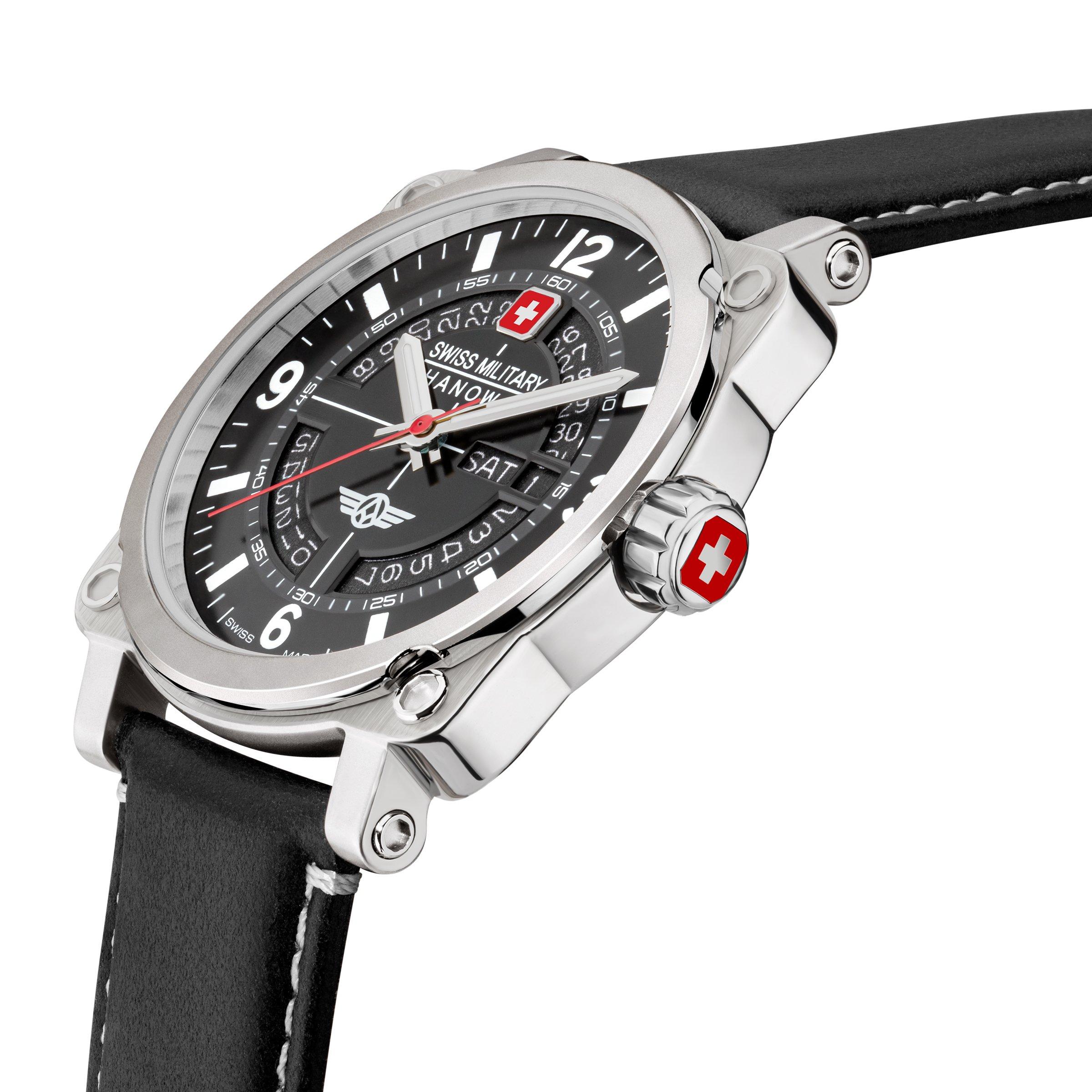 Swiss Military Hanowa Aerograph Stainless Steel Sports Analogue Quartz Watch