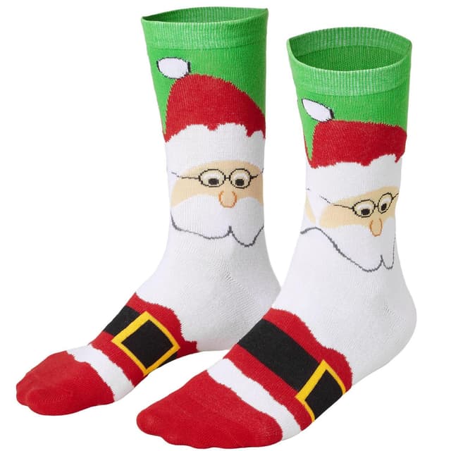 Julesokker med Julemandsmotiv