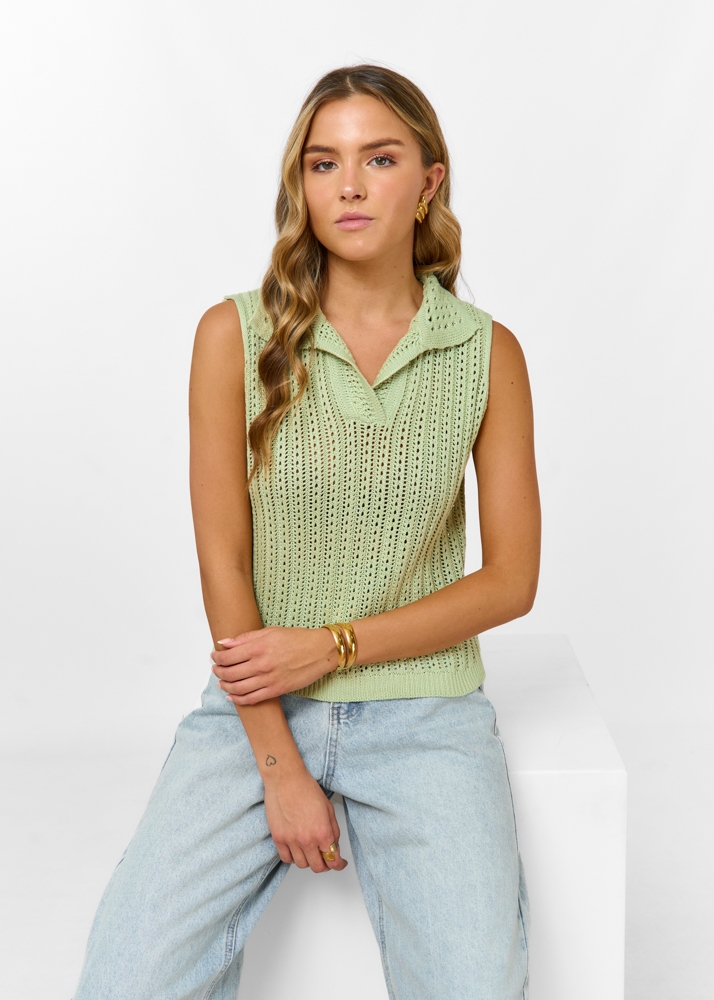 Sietske top salie groen