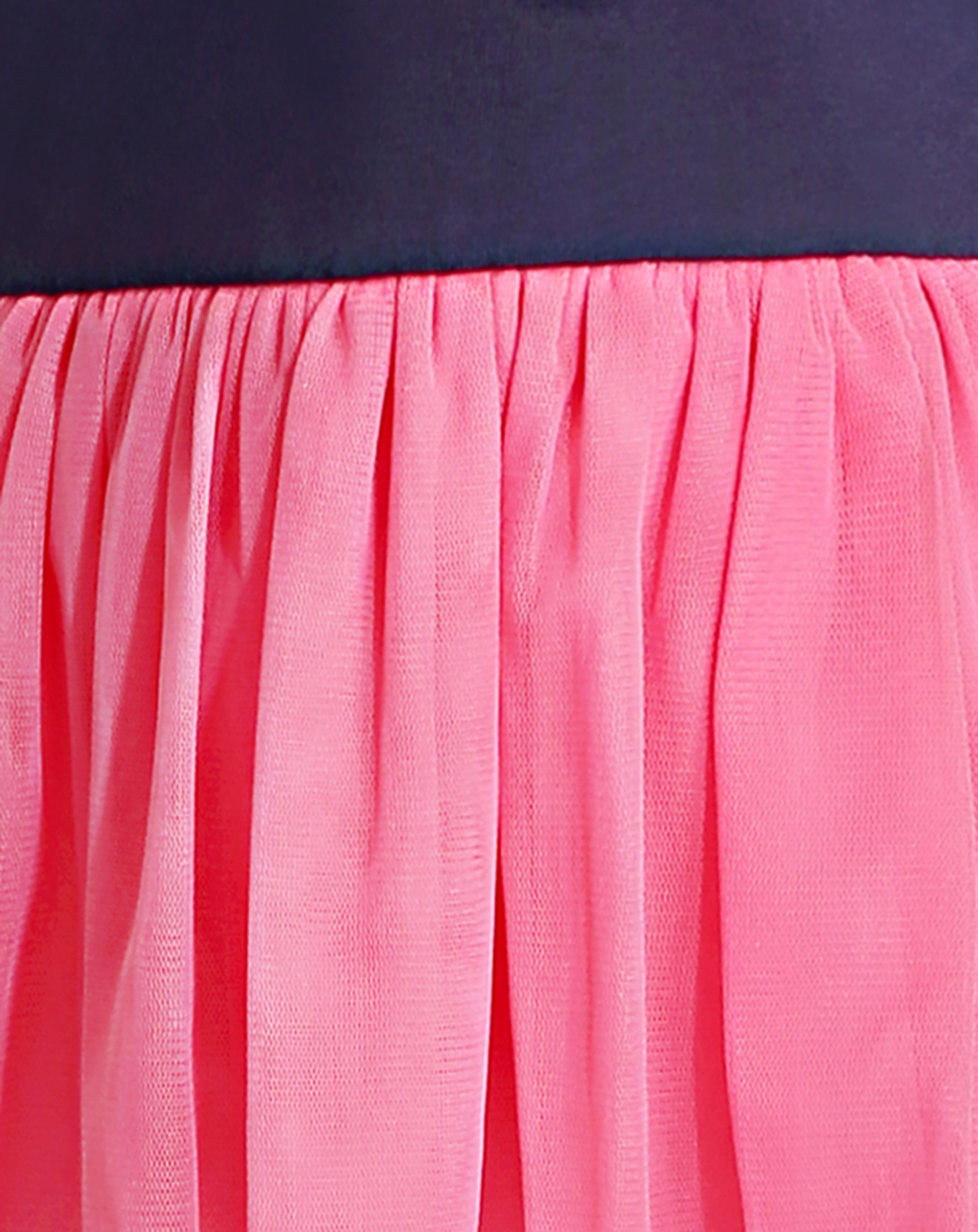 Kurzarmkleid SPRING UNICORN in navy/rosa