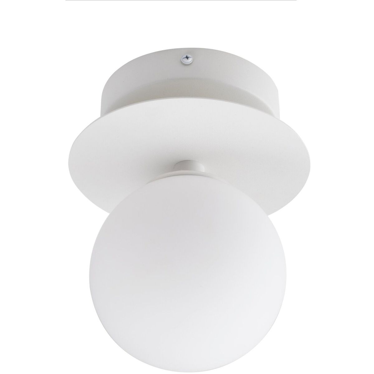 Art Deco IP44 vegglampe/plafond, hvit