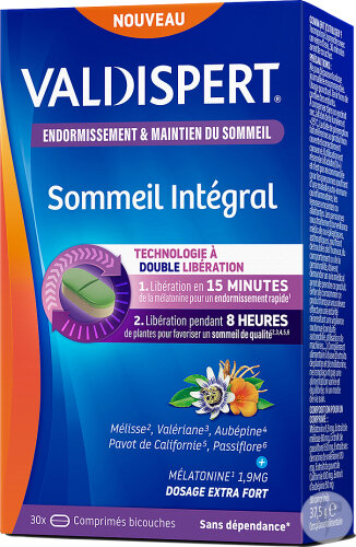 Valdispert Sommeil Intégral Complément Alimentaire 30 Comprimés