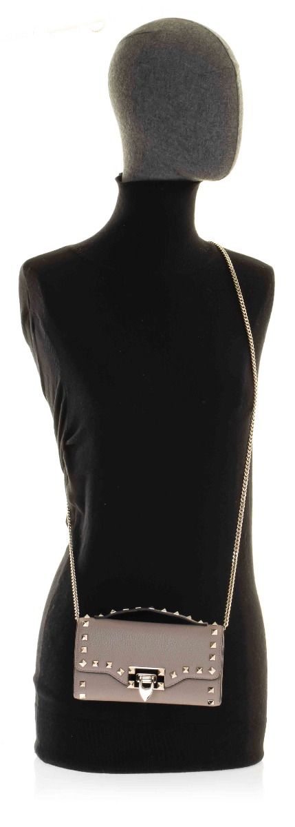 Valentino Garavani Rockstud Grainy Wallet