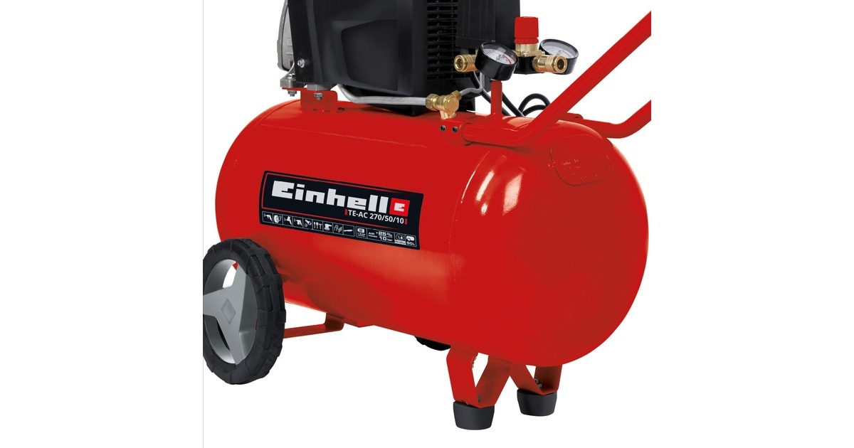 EINHELLCompressor TE-AC 270/50/10  (Rood)