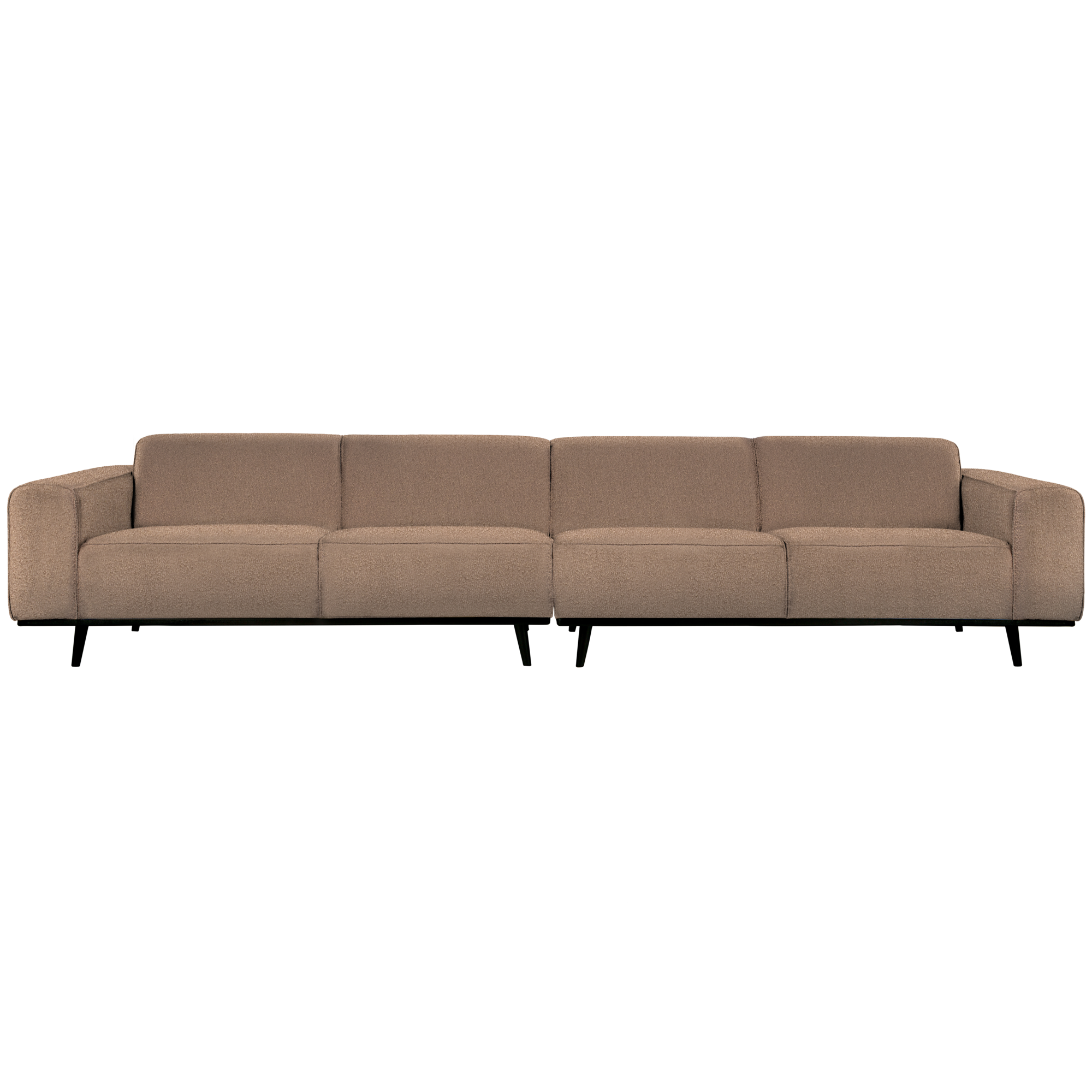 4-zits bank Statement XL Statement XL 4-Zits Bank - 372 cm - Bouclé - Nougat
