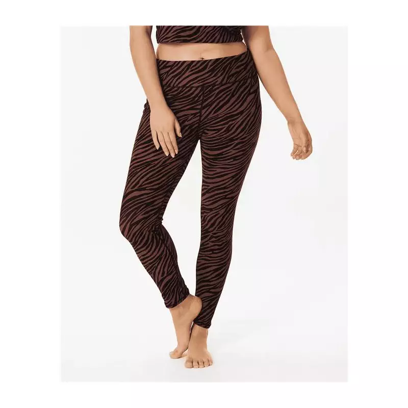 Pantalon femme RIPCURL Mirage Sun Tribe Rib Legging Brown
