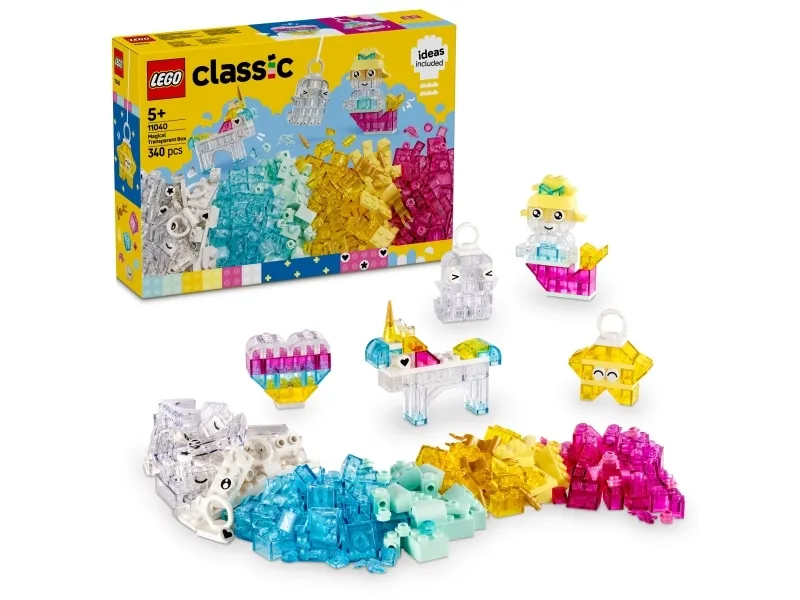 LEGO Classic 11040 Magiske gennemsigtige klodser