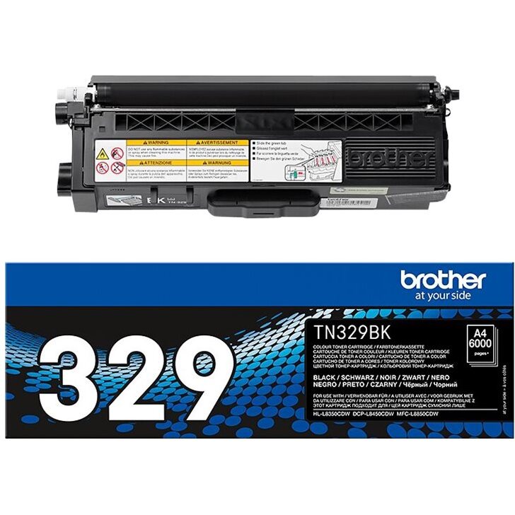 Brother TN-329BK - Cartouche de toner originale – Noir